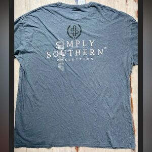 NWT Simply Southern Blue Long Sleeve Size XL